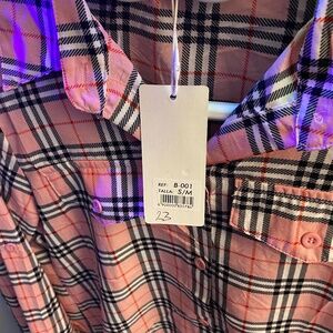 plaid women's shirt any model each piece size medium